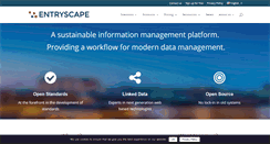 Desktop Screenshot of entryscape.com